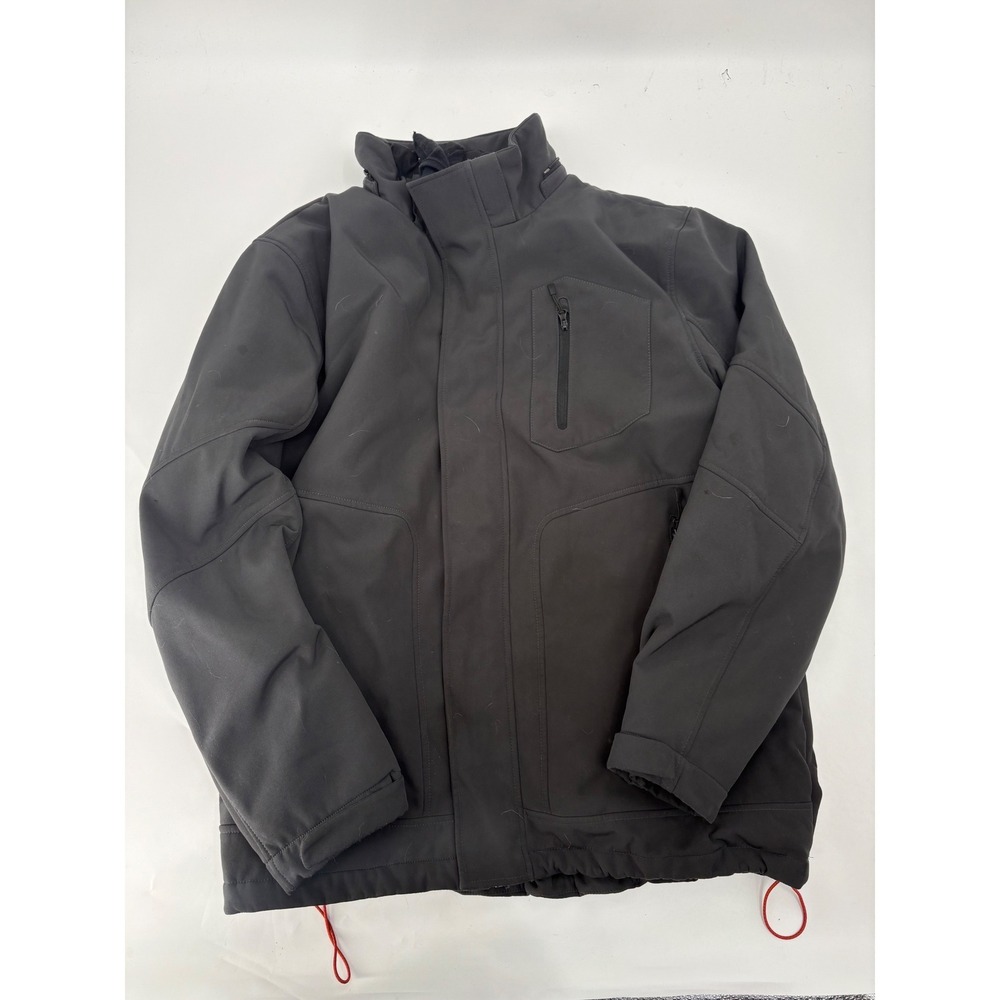 Hemisphere Outdoor Apparel Mens Black Performance Softshell Jacket Large H65517